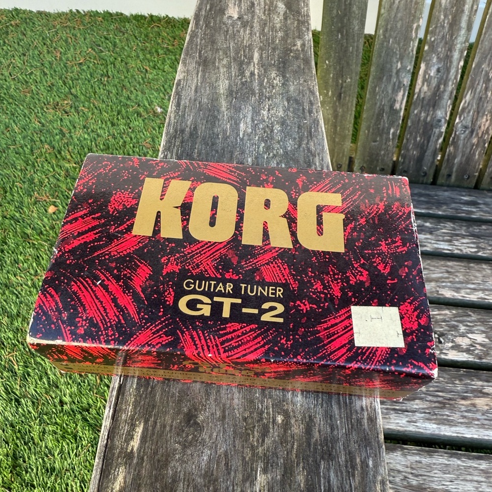 Korg Model GT 2 Guitar Tuner Analog Meter NIB W
